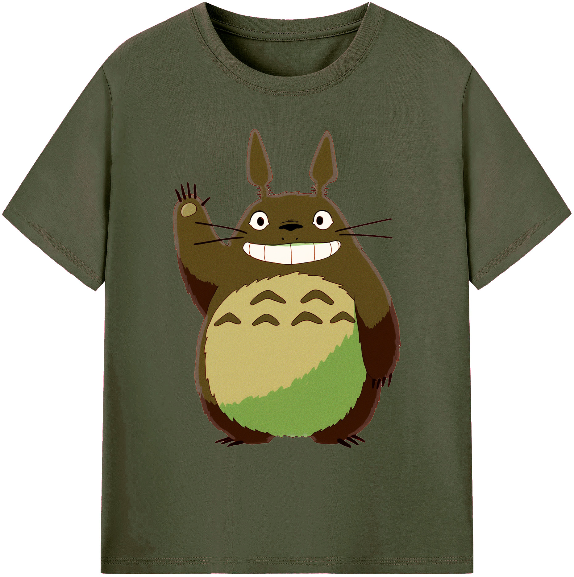 （画像用） となりのトトロ 草壁メイ 草壁サツキ My Neighbor Totoro Satsuki Kusakabe Mei Kusakabe 綿100％ メンズ半袖Tシャツ｜肌触りやわらか＆通気性